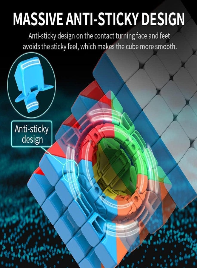 دي إيترنال مكعب السرعة الأبدي 5x5 بدون ملصقات، لعبة ألغاز المكعب السحري 5x5x5 - Image 5